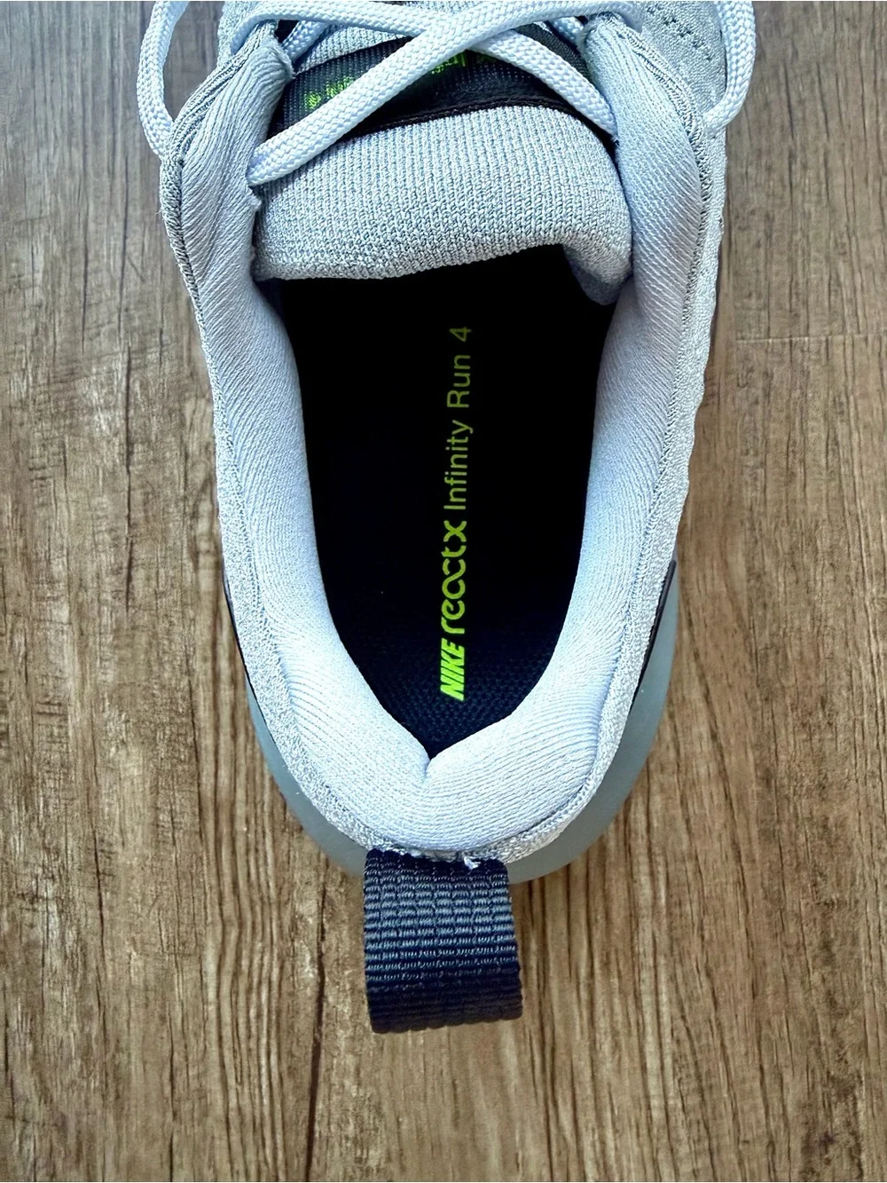 Nike ReactX Infinity Run 4 Wolf Grey Men’s 12 DR2665-002 NEW